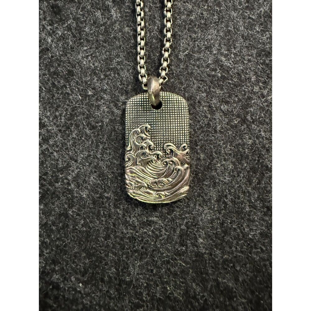 David Yurman - Waves Tag Men's Necklaces